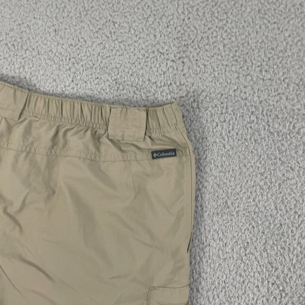 Columbia Shorts Men XL Tan Nylon Outdoor Hiking Gorpcore Cargos